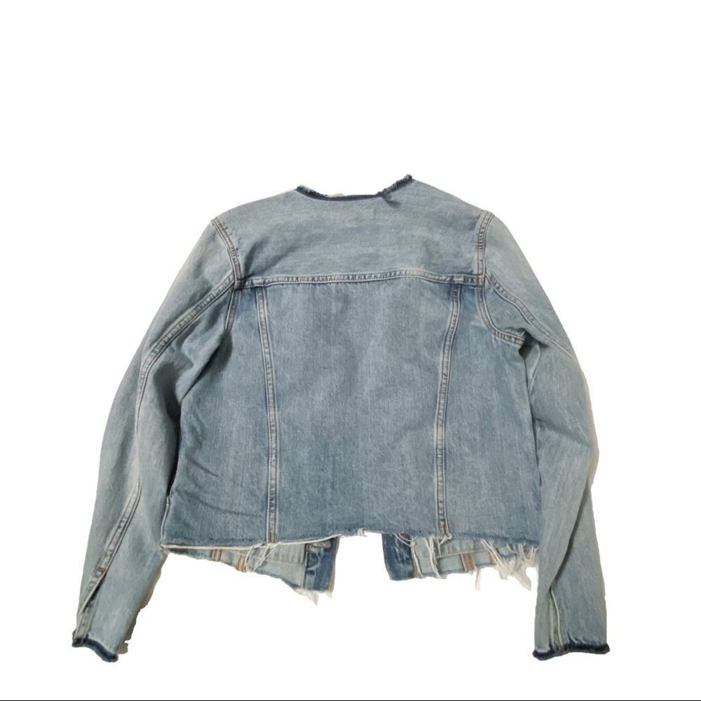 Lucky Remade smart trucker jean jacket size-S - Picture 2 of 7